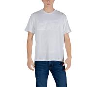 EA7 Emporio Armani White Cotton T-Shirt - 3XL
