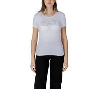 EA7 Emporio Armani White Cotton T-Shirt - IT42|M