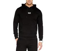 EA7 FELPA CAPPUCCIO UOMO BLU EMPORIO ARMANI 7 LOGO EA L BLU