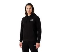 EA7 Emporio Armani Felpa nero / bianco, Taglia S