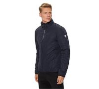 EA7 Giacca da uomo imbottita nera con cerniera, collo alto e tasche ARMANI 8NPB13 PNE1Z 1562