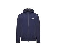 EA7 GIACCA GIUBBOTTO UOMO BLU EMPORIO ARMANI CAPPUCCIO SAILOR PILE EA 3XL BLU
