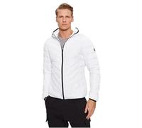 Giacca EA7 Emporio Armani Train Premium Shield Down Hood Light bianco puro - XL