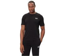 Emporio Armani EA7 T-shirt 7M000567 AF10375 manica corta con stampa logo nero Uomo