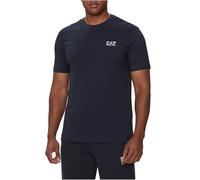 Ea7 Emporio Armani T-shirt da Uomo Core Identity in Jersey di Cotone Blu Taglia L Codice 8NPT25PJVPZ-0562 Blu
