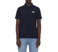 EA7 Polo da Uomo Core Identity in Cotone Stretch Blu Taglia 3XL Codice 8NPF14PJVQZ-1562