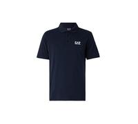 Emporio Armani EA7 Polo da Uomo Core Identity Cotone stretch Blu Taglia 3XL