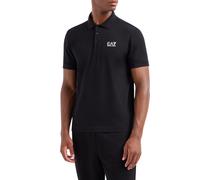 EA7 Polo da Uomo Core Identity in Cotone Stretch Nera Taglia 3XL Codice 8NPF14PJVQZ-1200 Nero