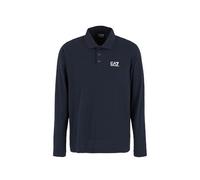 EA7 POLO MANICHE LUNGHE UOMO BLU EMPORIO ARMANI 7 SLIM FIT 4XL BLU