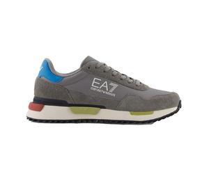 Ea7 Run Vintage Grigio Blu - Sneakers Uomo EUR 45 1/3 / US 11