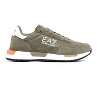 EA7 Scarpe Emporio Armani Sneaker in Mesh e Scamosciato Verde Modello Uomo 7X000380 Numero 42 EU