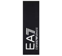 EA7 Emporio Armani Sciarpa Visibility con maxi logo black unisex adulto