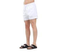 EA7 Shorts Mare Bianco da Uomo con Stampa Logo Laterale L