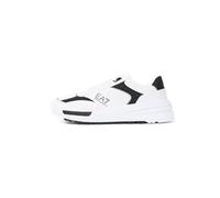 EA7 Sneakers Bianche e Nere da Uomo con Logo 44