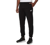 EA7 Pantaloni da Uomo Jogger Core Identity in Cotone Nero Taglia L Codice 8NPP66PJVRZ-1200 Nero