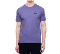 EA7 T-Shirt da Uomo Core Identity Regular in Cotone Pima Viola Taglia M Codic...