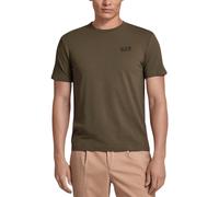 EA7 T-Shirt da Uomo Core Identity Slim in Cotone Pima Marrone Taglia XXL Codice 8NPT26PJVQZ-U6195 Marrone