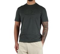 EA7 T-Shirt da Uomo Girocollo Visibility Regular in Cotone Verde Taglia L Cod...