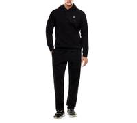 Ea7 Tuta da Uomo Visibility con Cappuccio in Misto Cotone Nera Taglia S Codice 7M000913AF10377-MC317 Nero