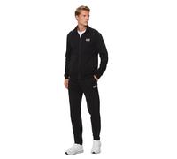 EA7 Emporio Armani Tuta da jogging nero / bianco, Taglia XXL