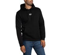 EA7 Emporio Armani Felpa nero / bianco, Taglia XL