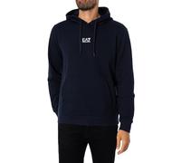 EA7 Emporio Armani Felpa blu scuro / bianco Uomo EA7 Emporio Armani XXL