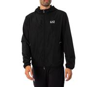 EA7 Uomo Giacca Leggera Con Logo, Black, L