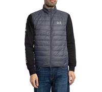 EA7 Uomo Gilet imbottito con logo, Grigio