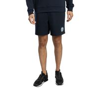 EA7 Uomo Pantaloncini da tuta con logo distintivo, Blu