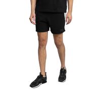 EA7 Uomo Pantaloncini da tuta con logo Lines, Nero