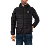 EA7 Uomo Piumino In Tessuto, Black/Silver, XL