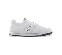 EA7 UOMO SCARPA SNEAKERS IN PELLE EMPORIO ARMANI art. X8X234 XK422 - BIANCA e NE