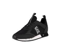 Emporio Armani Uomo Scarpe da ginnastica EA7 nero/bianco con lacci bianchi e neri 43 1/3