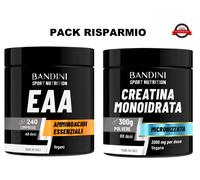EAA Aminoacidi Essenziali 240 Compresse + Creatina monoidrata 300 gr. Bandini