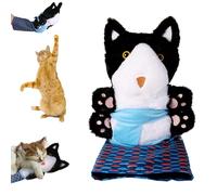 Eaacaa Pupazzi da wrestling per animali domestici, guanti da wrestling, marionette a mano per gatti, giocattoli di peluche resistenti per alleviare la noia con spessi cuscinetti protettivi, divertente