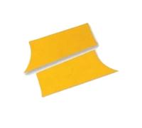 EABBADL Adesivo for Maniglia Porta Compatibile con Mini Cooper F55 F56 R55 R56 R57 R58 R59 PU Suede Nero(Yellow,for R58 R59 2PCS)