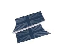 EABBADL Adesivo for Maniglia Porta Compatibile con Mini Cooper F55 F56 R55 R56 R57 R58 R59 PU Suede Nero(Jack,for F55 4PCS)