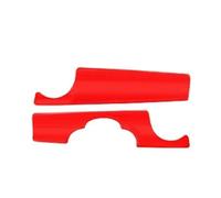 EABBADL Decalcomania for Pannello Strumenti Compatibile con Mini Cooper R55 R56 R57 R58 R59 Decorazione in Pelle Nera(Red)