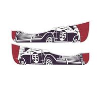 EABBADL Tappetino Antiurto for portiera Compatibile con Mini Cooper R56 R60 F54 F55 F56 F60 JCW Clubman Countryman Pelle PU Nero(55th,F55 4pcs)