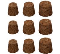 Eabdice 30 Pezzi Tappi Sughero Naturale, Tappi Legno Conici, Tappi Legno per Bottiglie, Ia Bocca della Bottiglia per Vari Contenitori, Bottiglie, Bottiglie