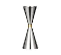 Eabdice Misurino Cocktail, PTNeu Acciaio Inossidabile Cocktail Jigger, Bevande Barista Professionale Argento(30 ml x 60 ml)