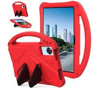 Eabhulie Bambini Custodia per Doogee U11 / U11 Pro 11" 2025, EVA Leggero Portatile Antiurto Custodia Protettiva con Staffa & manico Rosso