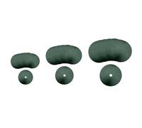 EABKLPQRS Anello di pacciamatura in Tessuto Non Tessuto, Anelli di pacciamatura for Alberi Controllo delle Erbacce, Verde, Dimensioni Multiple, Confezione da 12 Tessuto Non(62cm And 7cm Hole)