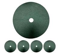 EABKLPQRS Anello di pacciamatura in Tessuto Non Tessuto, Tappetino Protettore for Anello di Pacciamatura for Alberi Nero Verde 15-72 Cm Confezione da 5(Green,32cm)