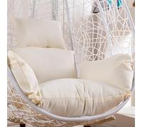 EABKLPQRS Cuscino per poltrona a uovo, Replacement Cushion for Swing Egg Chair Headrest Pillow Multicolor 2 Types(Offwhite,With cotton)