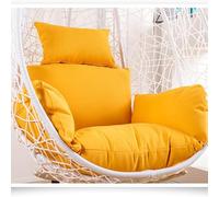 EABKLPQRS Cuscino per poltrona a uovo, Replacement Cushion for Swing Egg Chair Headrest Pillow Multicolor 2 Types(Yellow,With cotton)
