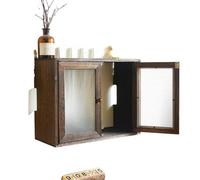 EABKLPQRS Mobile porta-router in legno, Scatola porta router da parete in legno, multicolore, disponibile in diverse misure(Brown,36 * 15 * 28cm)