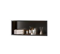 EABKLPQRS nicchia doccia a muro, Stainless Steel Shower Niche Multicolor Multiple Sizes(Black,70x28x12.5cm)