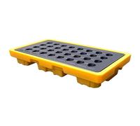 EABKLPQRS Piattaforma modulare di contenimento per, Vassoio di contenimento versamenti modulare impilabile for fusti petrolio varie dimensioni(51.18x26.77x6.50in/130x68x16.5cm)