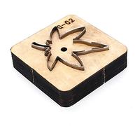 EABKLPQRS Stampo di Legno Tagliato in Pelle, Leather Craft Cutting Mold for G-Series Patterns(G-02)
